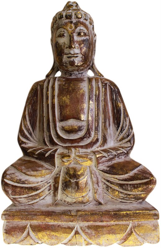 Madera Tallada Estatua De Buda 40cm AW Artisan Mayorista De