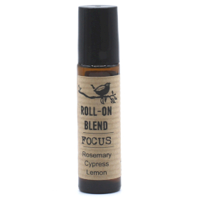 6x Mezcla de aceites esenciales en roll-on de 10 ml: Focus