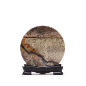Piedras con imagenes de Guohua - Disco - 100 mm (aprox 140 g)