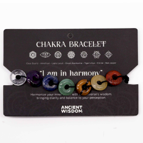 3x Pulseras de chakras - Mini Circulos