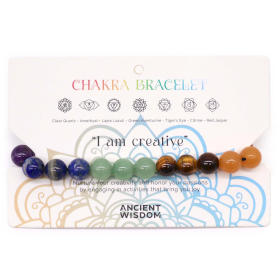 3x Pulseras de chakras - 21 piedras