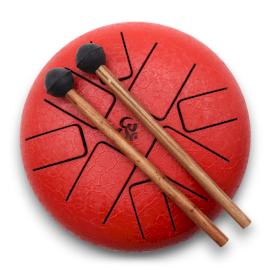 Steel Tongue Happy Drums - Om Rojo - 16 cm