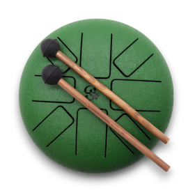 Steel Tongue Happy Drums - Om Verde - 16 cm