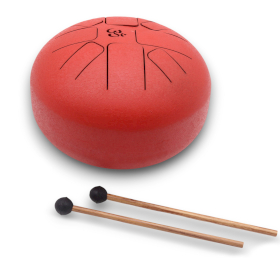 Steel Tongue Happy Drums - Mediano Om Rojo  22 x 16 cm