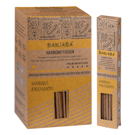 12x Varillas de Incienso Banjara Palo Santo - Sandalo