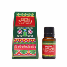 6x Aceite de Fragancia de la India Banjara 10ml - Pachuli