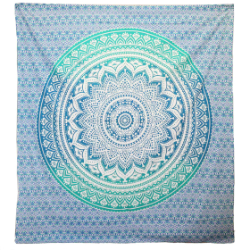 Tapiz de pared - Mandala Umrao - Verde