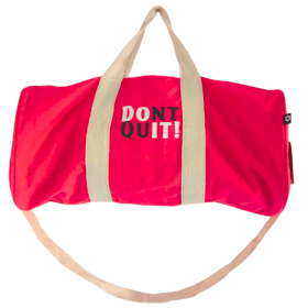 Bolsa de Deporte - Don\'t Quit - Rosa cereza