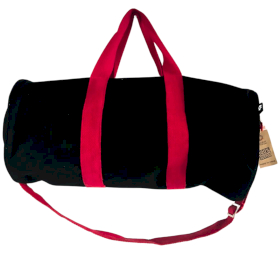 Bolsa de Deporte - Negra - Asa Rosa Cereza