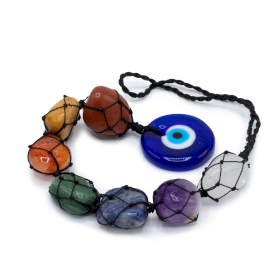 Colgante Piedra Chakra - Ojo Turco