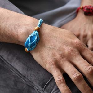 Reventa de pulseras de macrame para piedras preciosas 