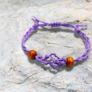 Pulseras de macramé para piedras preciosas