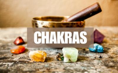 colección de productos de chakras 