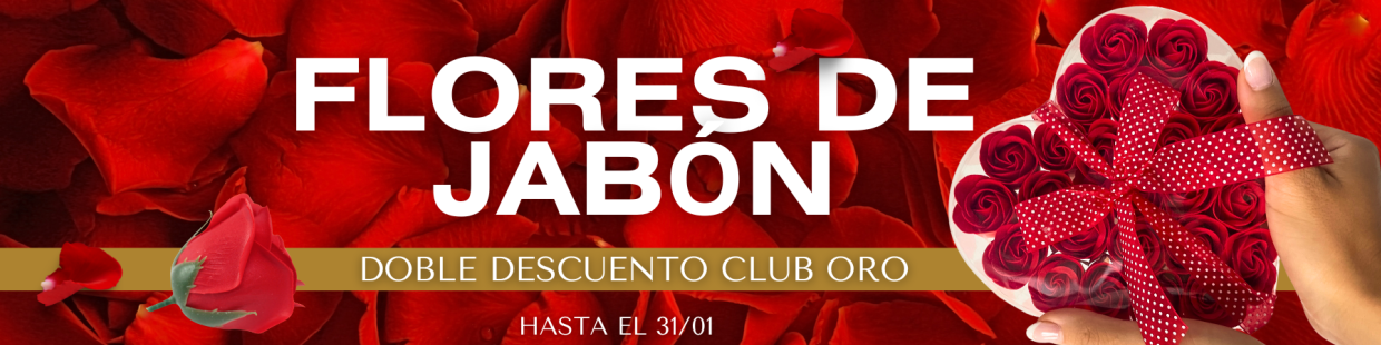 Proveedor descuento en flores de jabon